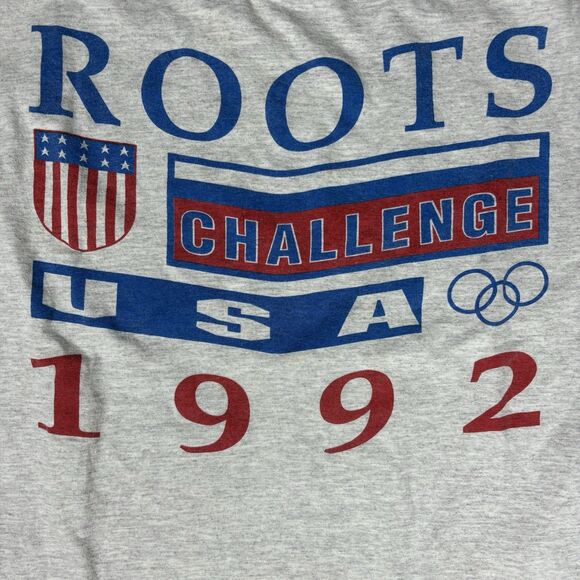 Vintage 1992 USA Olympics T-Shirt XL Single Stitch Barcelona Dream Team Roots - Picture 3 of 12